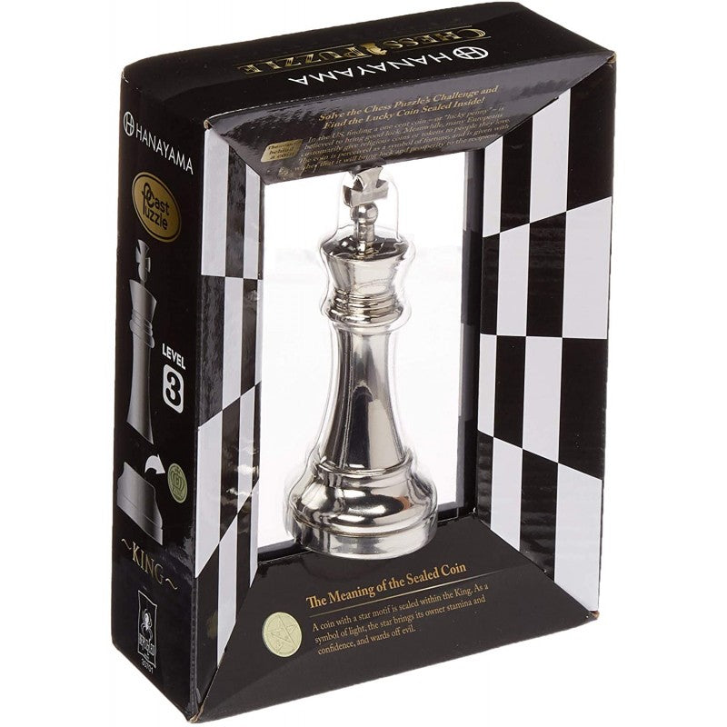 Casse-Tête Huzzle Cast Chess King - Silver (diff.3)