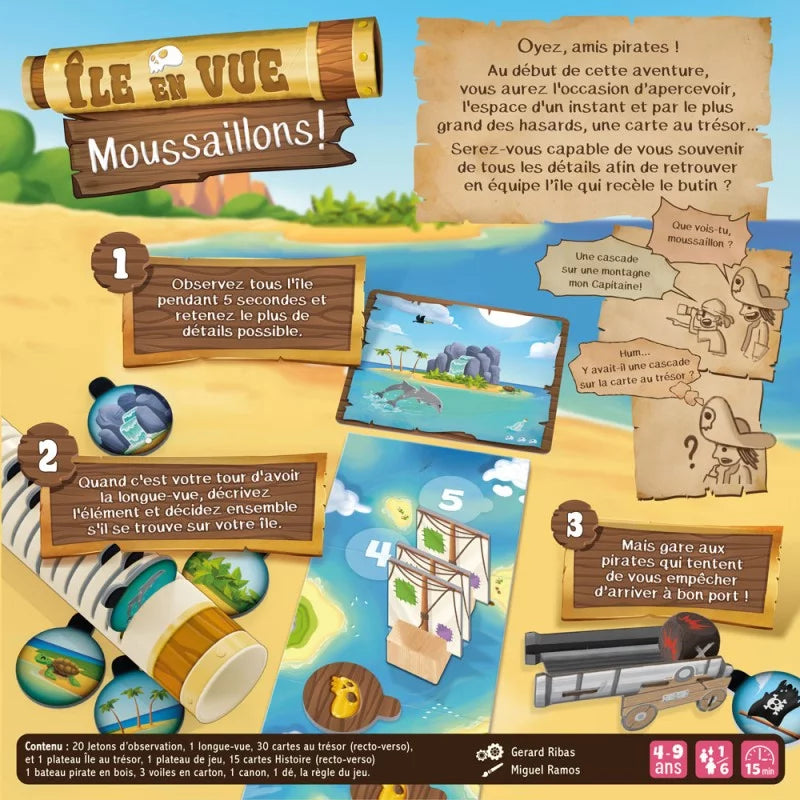 ÎLE EN VUE MOUSSAILLONS !