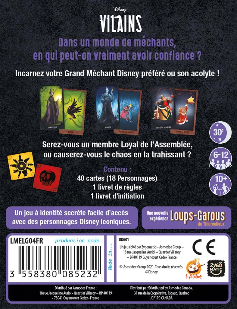 Assemblée des Vilains - Un Jeu Loups-Garous